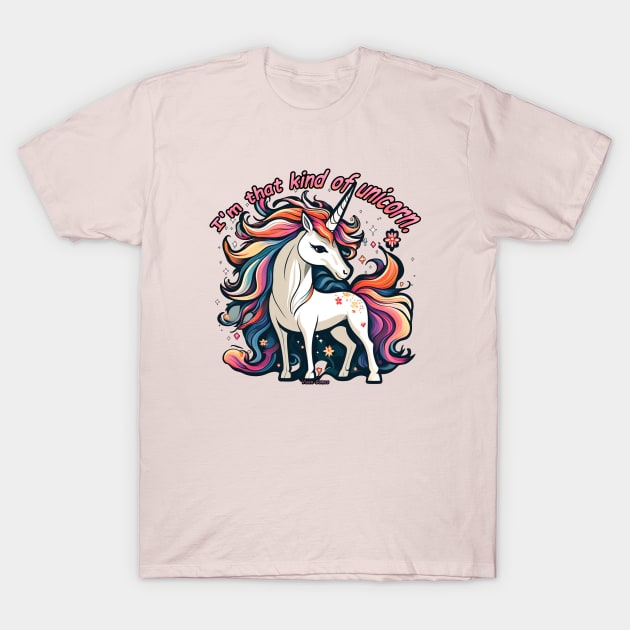 That kind of unicorn T-Shirt by Vixen Games